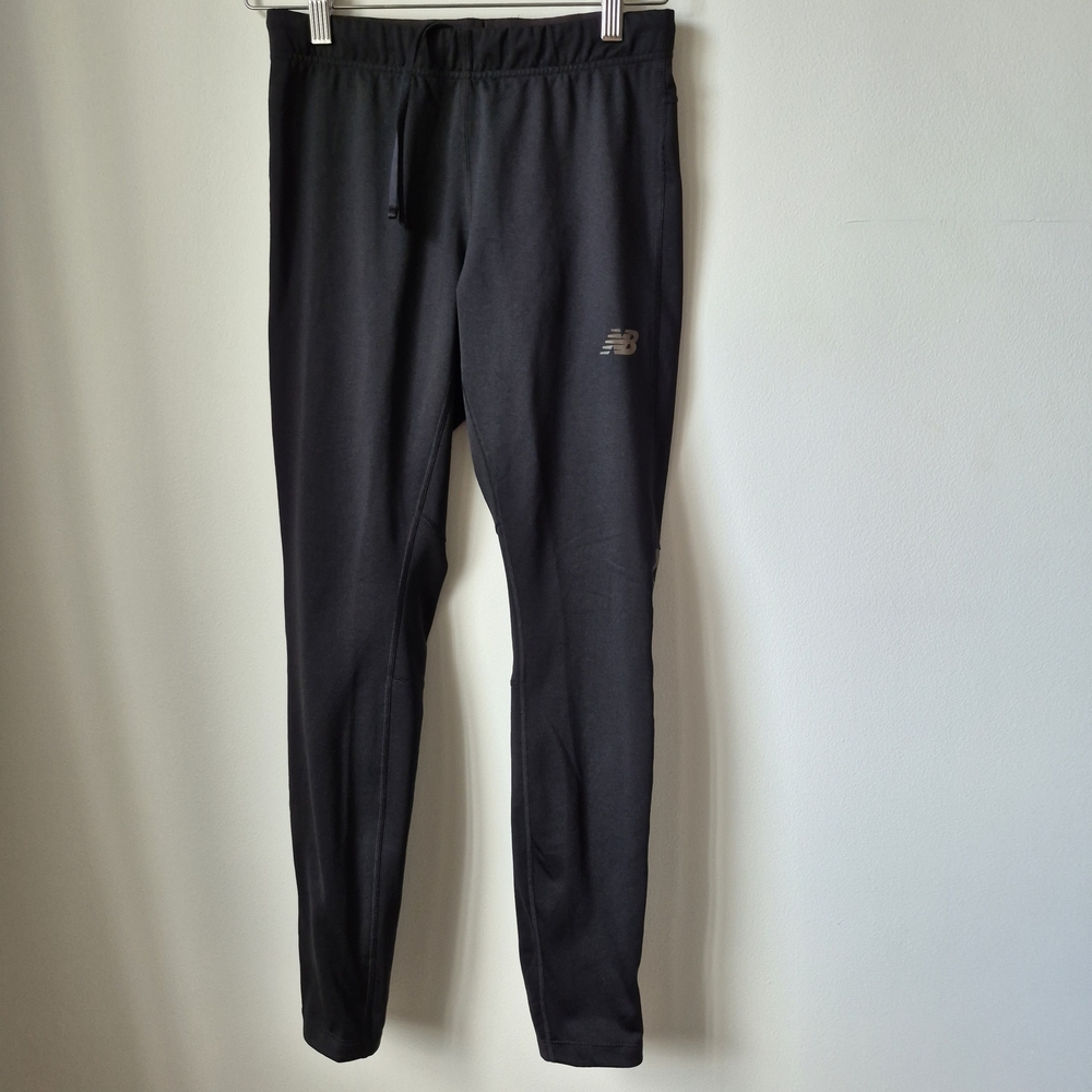 New Balance Black Tapered Sweatpants, Large